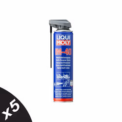 LIQUI MOLY LM 40 Multi-Purpose Spray Lubricates Cleans & Protects 5x400ml