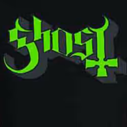 Ghost Green Keyline Logo Skinny Fit T Shirt - XXL, Black