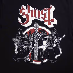 Ghost Road to Rome T Shirt - XXL, Black