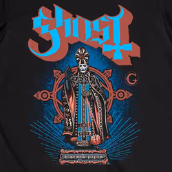 Ghost Habemus Papam T Shirt - XL, Black