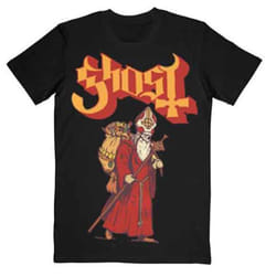 Ghost Greetings From Papa Noel T Shirt - M, Black