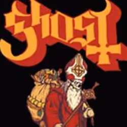 Ghost Greetings From Papa Noel T Shirt - M, Black