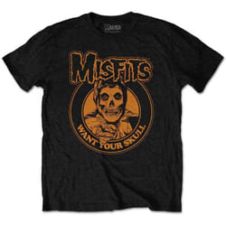Misfits I Want Your Skull T Shirt - S, Black