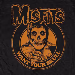Misfits I Want Your Skull T Shirt - XXL, Black