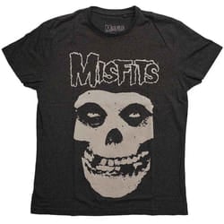Misfits Logo And Fiend Band Logo T Shirt - M, Black