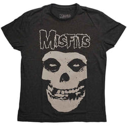 Misfits Logo And Fiend Band Logo T Shirt - XXL, Black