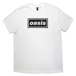 Oasis Decca Band Logo T Shirt - XXL, White