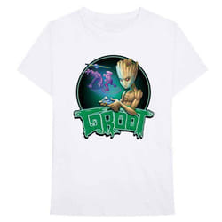Marvel Comics I Am Groot Gaming T Shirt - XL, White
