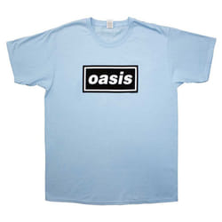 Oasis Decca Band Logo T Shirt - XXL, Blue