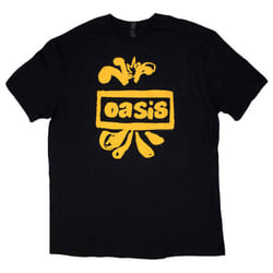 Oasis Drawn Band Logo T Shirt - XXL, Black