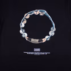 Oasis Definitely Maybe Tambourine T Shirt - XXL, Black