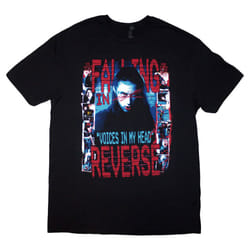 Falling In Reverse Voice Collage T Shirt - S, Black