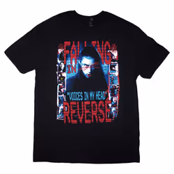 Falling In Reverse Voice Collage T Shirt - XXL, Black