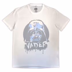 Star Wars Darth Vader Spray Paint T Shirt - M, White