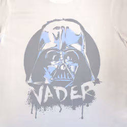 Star Wars Darth Vader Spray Paint T Shirt - M, White
