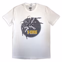 Star Wars X-Wing Graphic T Shirt - L, White