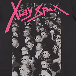 X-Ray Spex 3D Cinema T Shirt - M, Black