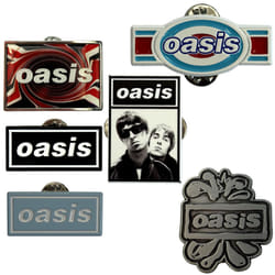 Oasis Band Logo Pin Badge Gift Set