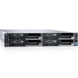 DELL PowerEdge FX2s Enclosure with 4x PowerEdge FC630 Sled Servers. Du