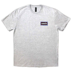 Oasis Lines Band Logo T Shirt - XL, Grey