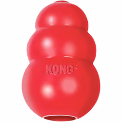 KONG - Classic Dog Toy - Durable Natural Rubber - Fun to Chew, Chase and Fetch - For Small Dogs