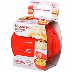 Sistema Microwave Egg Cooker Easy Eggs, 271 ml - Red