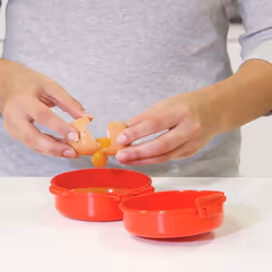 Sistema Microwave Egg Cooker Easy Eggs, 271 ml - Red