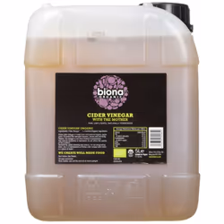 Biona Organic Apple Cider Vinegar Unfiltered with the Mother 5 Litre
