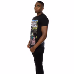 Star Wars Mens Boba Fett Comic T-Shirt - S, Black