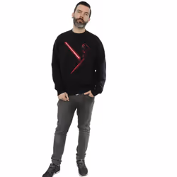 Star Wars Mens Darth Vader Shadow Sweatshirt - XL, Black