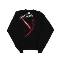 Star Wars Womens/Ladies Darth Vader Shadow Sweatshirt - XXL, Black