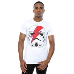 Star Wars Mens Stormtrooper Glam Lightning Bolt T-Shirt - XXL, White