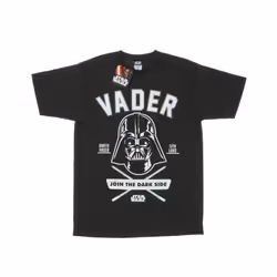 Star Wars Mens Darth Vader Collegiate T-Shirt - S, Light Graphite