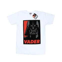 Star Wars Mens Darth Vader Poster Cotton T-Shirt - XXL, White