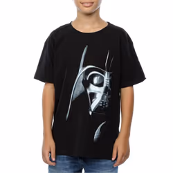 Star Wars Boys Darth Vader Face T-Shirt - 9-11 Years, Black