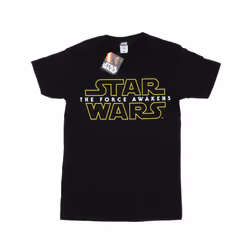 Star Wars Mens Force Awakens Logo T-Shirt - XL, Black