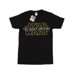 Star Wars Mens Force Awakens Logo T-Shirt - XL, Black