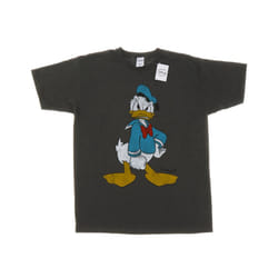 Disney Mens Donald Duck Angry T-Shirt - S, Light Graphite