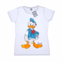 Disney Womens/Ladies Donald Duck Angry Cotton T-Shirt - XS, White