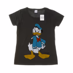 Disney Womens/Ladies Donald Duck Angry Cotton T-Shirt - M, Light Graphite