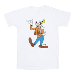 Disney Mens Classic Goofy T-Shirt - S, White