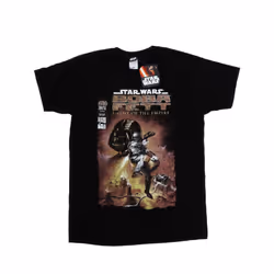 Star Wars Mens Boba Fett Enemy Of The Empire T-Shirt - XXL, Black