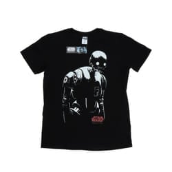 Star Wars Mens Rogue One K-2SO T-Shirt - XXL, Black