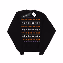 Disney Mens Nightmare Before Christmas Halloween Icons Sweatshirt - L, Black