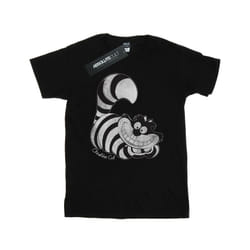 Disney Mens Alice in Wonderland Mono Cheshire Cat T-Shirt - XXL, Black
