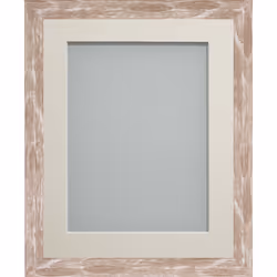 Frame Company Camber, Single picture frame, Plastic, Brown, Ivory, Table, Wall, 22.9 x 17.8 cm, Rectangular