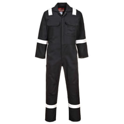 Portwest Bizweld Iona Flame Resistant Work Overall/Coverall - M/R, Black