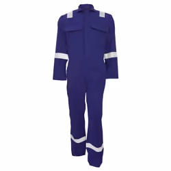 Portwest Bizweld Iona Flame Resistant Work Overall/Coverall - XXL/R, Navy
