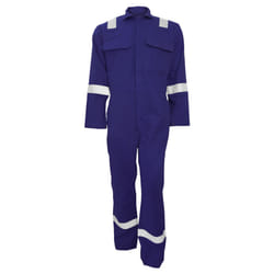 Portwest Bizweld Iona Flame Resistant Work Overall/Coverall - XXL/R, Navy