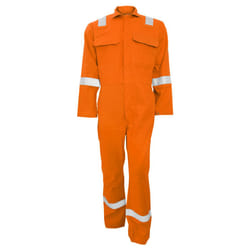 Portwest Bizweld Iona Flame Resistant Work Overall/Coverall - L/R, Orange
